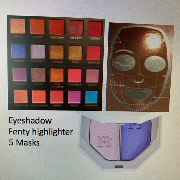 Fenty Beauty Other - Masks, palette and Fenty Highlighter